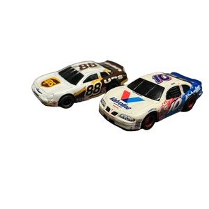 2 cars NASCAR DALE JARRETT UPS #88 & Valvoline #10 SLOT CARS